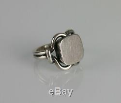 Georg Jensen Modernist Sterling Silver Ring #27A Size 8