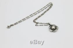 Georg Jensen Silver Necklace / Pendant with Chain Heritage 2002 Denmark