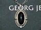 Georg Jensen Silver Pendant Of The Year 2004 Black Agate