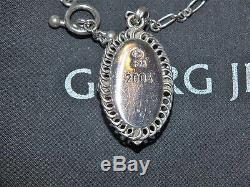 Georg Jensen Silver Pendant Of The Year 2004 Black Agate