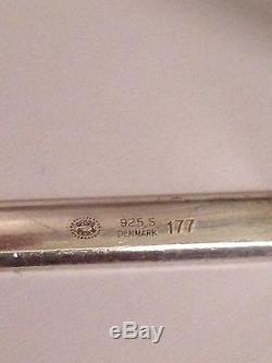 Georg Jensen Sterling Silver Bracelet/bangle #177. Measures 6,6cm