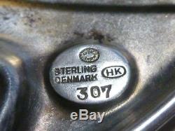 Georg Jensen Sterling Silver Danish Denmark # 307 Hennig Koppel Brooch Pin