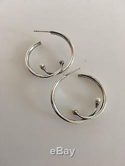 Georg Jensen Sterling Silver Earrings No. 288 designed by Torun