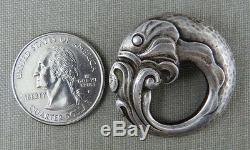 Georg Jensen Sterling Silver Fish Pin / Brooch #10