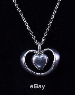 Georg Jensen Sterling Silver Heart Pendant Of The Year 2005'Lovely