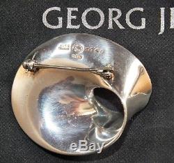 Georg Jensen Sterling Silver Mobius Pendant-Brooch No. 374B by Vivianna Torun