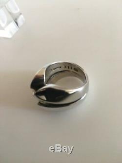 Georg Jensen Sterling Silver Ring with Gold No. 311 by Regitze Overgaard