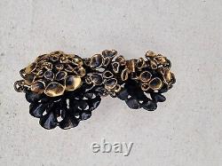 Hannu Ikonen Reindeer Moss Finland Large bronze bracelet Vintage Nordic