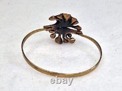 Hannu Ikonen Reindeer Moss Finland bronze bracelet Vintage Nordic