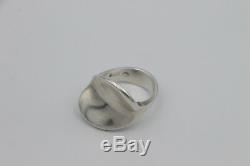 Hans Hansen Sterling ring by Allan Scharff, produced by Georg Jensen Size 6.5