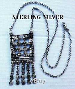 Huge Sterling Silver Uni David-andersen, Unn Tangerud, Necklace/pendant, Norway