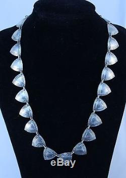 Hugo Grun, Denmark, Mid Century Sterling Silver Necklace 1950s