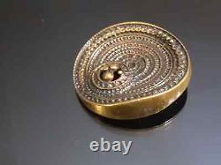 Jorma Laine vintage Bronze brooch Finland Scandinavian Finnish design