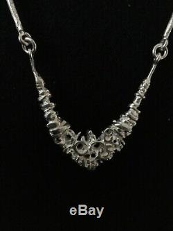 Juhls Kautokeino Tundra Line 925S Sterling Silver Necklace Norway with Box