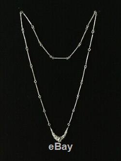 Juhls Kautokeino Tundra Line 925S Sterling Silver Necklace Norway with Box