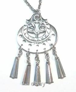 KALEVALA KORU KK Finland Beautiful Sterling Silver Necklace Moon Goddess