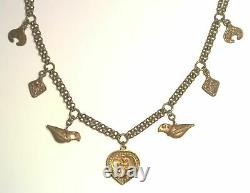 KALEVALA KORU KK Finland Beautiful Vintage Bronze Treasure Necklace