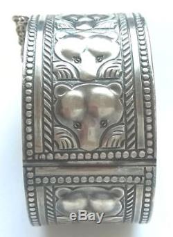 KALEVALA KORU KK Finland Beautiful Vintage Sterling Silver Bear Bracelet