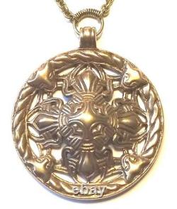 KALEVALA KORU KK Finland Vintage Bronze Necklace Aland, Model from Viking Era