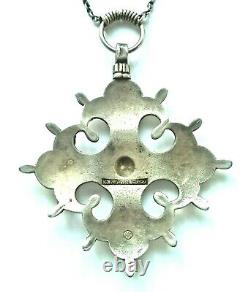 KALEVALA KORU KK Finland Vintage Sterling Silver Necklace Cross from Karelia