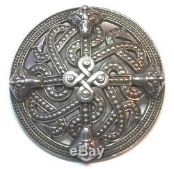 KALEVALA KORU KK Finland Vintage Sterling Silver Necklace with Viking Motif