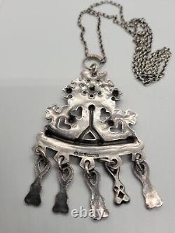 Kalevala Koru vintage, Karkku, Viking Era silver necklace, Finland