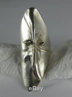 LAPPONIA Bjorn Weckstrom Mask of Gonda Sterling Silver size 6 1/2 Ring Finland
