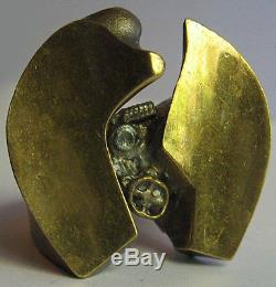 Lapponia Björn Weckström Finland Vintage Bronze Sculptural Ring