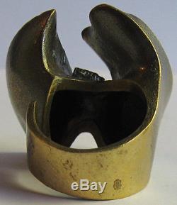 Lapponia Björn Weckström Finland Vintage Bronze Sculptural Ring