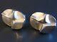 Lapponia Cufflinks Silver 925 Finland Vintage Design From 1970 Very Large