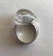 Lapponia Finland Bjorn Weckstrom Microns Sterling Silver Acrylic Modernist Ring