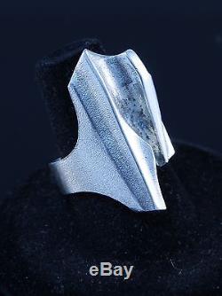Lapponia Sterling Silver Ring Björn Weckström Finland Modernist Jewelry R4192