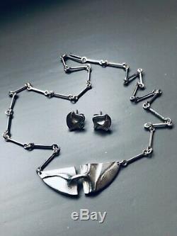 Lapponia Sterling Silver necklace and earrings Finland