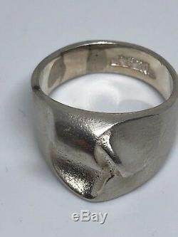 Lapponia Sterling Silver ring Bjorn Weckstrom Finland