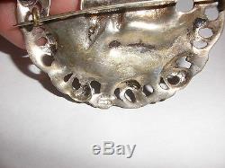 Large Antique Norwegian Silver 830S H C Ostrem brooch Norway