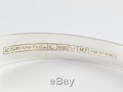 MID Century Erik Granit Finland 1966 Sterling Silver Modernist Bracelet