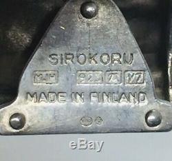 MJH Matti J Hyvarinen Sirokoru Finland Sterling Silver Modernist Bracelet