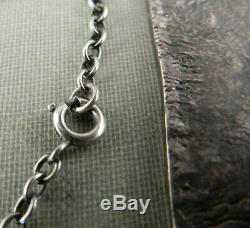 Modernist Artist Owe Johansson Finland 925S Sterling Silver Pendant / Necklace