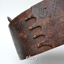 NORWEGIAN TINE BOX Scandinavian Bent Wood Folk Art Swedish Svepask