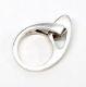 Niels Erik From Sterling Silver Abstract Modernist Ring, Size 6 1/2