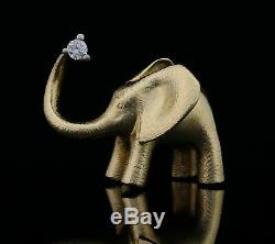 Ole Lynggaard Elephant Charm / Clasp 14K Gold with Diamond A1212
