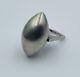 Pekka Piekainen Finland Vintage Sterling Silver Large Modernist Ring Size 6.5