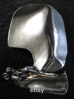 Pendant Bronze Silver Plated Lapponia Finland Björn Weckstroem Vintage Design