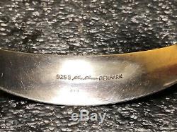 RARE Hans Hansen Denmark Modernist Sterling Silver Bracelet 254, Bent Gabrielsen