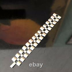 RARE SVAN Sweden 1959 Modernist Sterling Silver Bracelet Geometric Mid Century