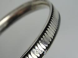 RARE VINTAGE HANS HANSEN Sterling Silver Bangle Bracelet 33.8 g