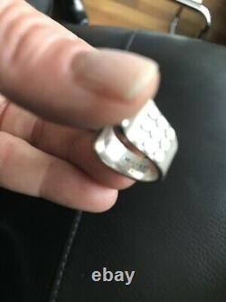 Rare Anna Greta Eker (AGE) Sterling Silver Sølv Knob Ring Norway 5 RARE
