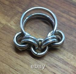 Rare Anna Greta Eker Sterling Silver Ring Norway Norwegian