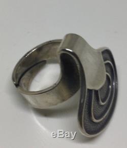 Rare David Andersen Sterling Silver ring Norway Norwegian