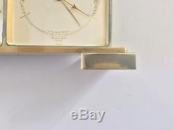 Rare Estate 20' 30's Swiss Brevet 8 Day Georg Jensen Art Deco Desk Clock Set
